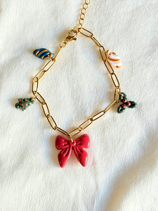 .Pulseira Xmas charms
